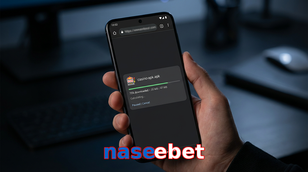 Main screen of Naseebet apk page for PK players