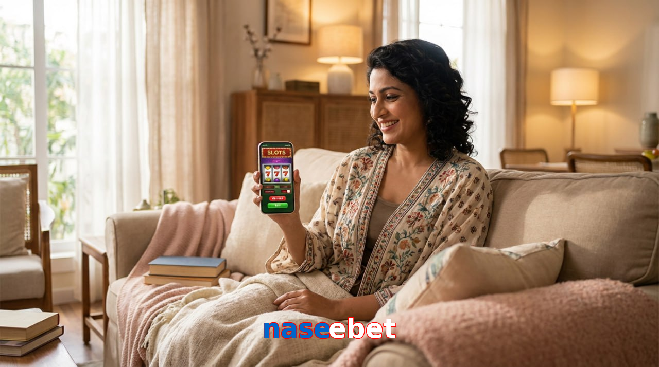Main screen of Naseebet online page for PK players